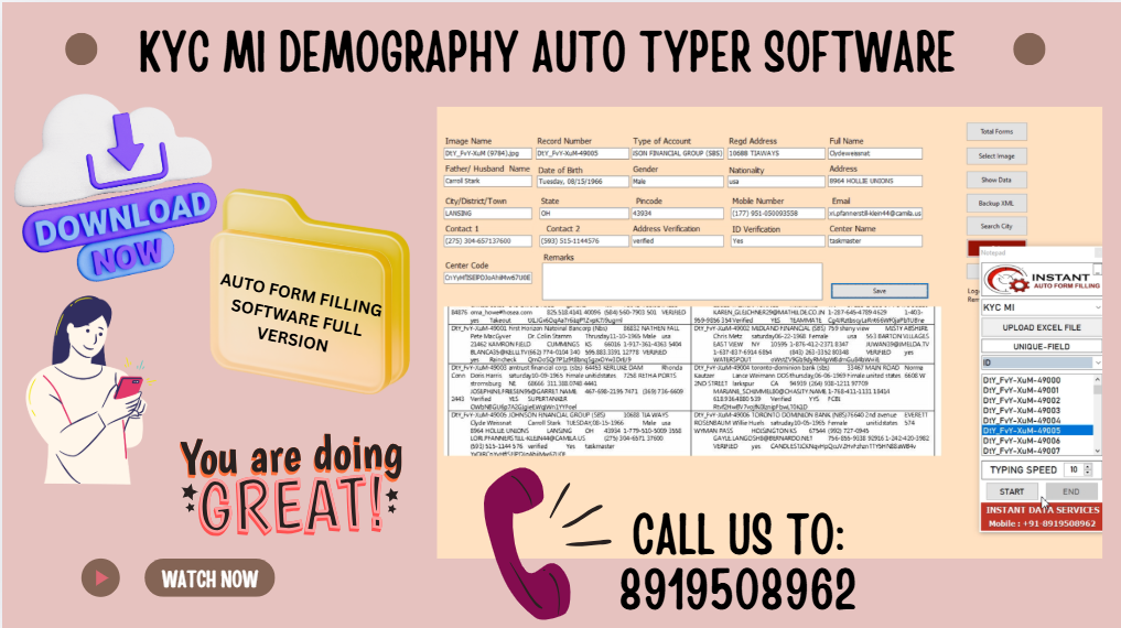 Auto Fill Kyc Mi Demography Forms Automatically